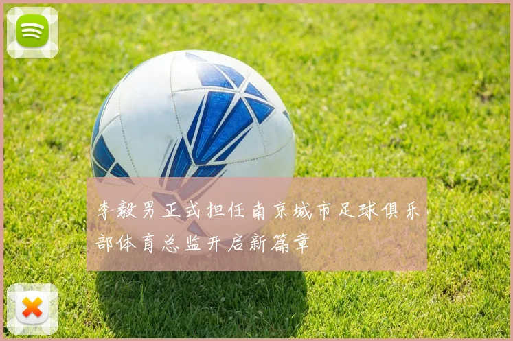 李毅男正式担任南京城市足球俱乐部体育总监开启新篇章